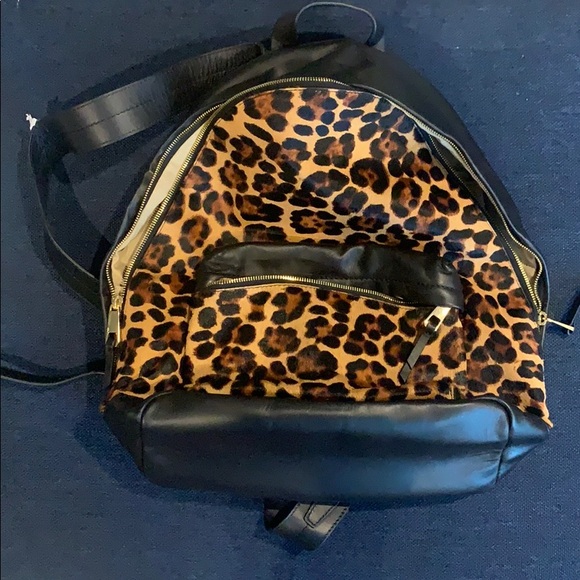 j crew leopard backpack